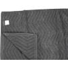 imageMytee Products 12 Pack 80 x 72 Black Moving Blankets 40 lbdz Weight  NonWoven Polyester Furniture Moving Pads for Protection in Moving or StorageBlack