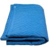 imageMytee Products 12 Pack 80 x 72 Black Moving Blankets 40 lbdz Weight  NonWoven Polyester Furniture Moving Pads for Protection in Moving or StorageBlue