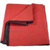 imageMytee Products 12 Pack 80 x 72 Black Moving Blankets 40 lbdz Weight  NonWoven Polyester Furniture Moving Pads for Protection in Moving or StorageRed