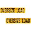 imageMytee Products 12 x 72 Hinged Aluminum Oversize Load Sign for Trucks  Heavy Duty Reflective Diamond Grade Aluminum Wide Oversized Load Banner for Vehicle Trailer  Safety Warning Signs18 x 84