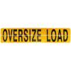 imageMytee Products 12 x 72 Hinged Aluminum Oversize Load Sign for Trucks  Heavy Duty Reflective Diamond Grade Aluminum Wide Oversized Load Banner for Vehicle Trailer  Safety Warning Signs18 x 84