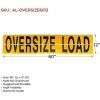 imageMytee Products 12 x 72 Hinged Aluminum Oversize Load Sign for Trucks  Heavy Duty Reflective Diamond Grade Aluminum Wide Oversized Load Banner for Vehicle Trailer  Safety Warning Signs12 x 60