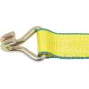imageMytee Products 2 Pack 2 Inch x 27 FT Blue Ratchet Strap with J Hooks  10000 Lbs Breaking Strength  Heavy Duty Tie Down Cargo Truck Straps with Wire Hooks for Flatbed Truck Trailers PickupYellow