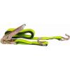 imageMytee Products 2 Pack 2 in x 15 ft Ratchet Straps with Wire Hook  Safety Green Flatbed Truck Tie Down 3333 lbs  WLLHI Viz Green