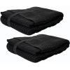 imageMytee Products 2 Pack Black Quilted Refrigerator Cover  Outdoor Fridge Cover Furniture Pad for MovingStorage  38 x 70  Fully Adjustable Machine WashableMoving Storage Pad