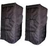 imageMytee Products 2 Pack Black Quilted Refrigerator Cover  Outdoor Fridge Cover Furniture Pad for MovingStorage  38 x 70  Fully Adjustable Machine WashableMoving Storage Pad