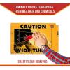 imageMytee Products 2 Pack Caution This Truck Makes Wide Turns Decal Sign  1134x1714 High Visibility UV Resistant SelfAdhesive Vinyl Vehicle Sticker Trailer Label1134x1814