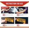 imageMytee Products 2 Pack Caution This Truck Makes Wide Turns Decal Sign  1134x1714 High Visibility UV Resistant SelfAdhesive Vinyl Vehicle Sticker Trailer Label1134x1714