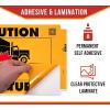 imageMytee Products 2 Pack Caution This Truck Makes Wide Turns Decal Sign  1134x1714 High Visibility UV Resistant SelfAdhesive Vinyl Vehicle Sticker Trailer Label1134x1814