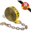 imageMytee Products 20 Pack 2 in x 30 ft Winch Strap with Chain Anchor Extension Flatbed Truck Trailer Tie Down20  Pack