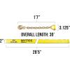 imageMytee Products 20 Pack 2 in x 30 ft Winch Strap with Chain Anchor Extension Flatbed Truck Trailer Tie Down4  Pack