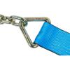 imageMytee Products 3 in x 30 ft Ratchet Strap with Chain AnchorBlue