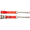 imageMytee Products 3 in x 30 ft Ratchet Strap with Chain AnchorRed
