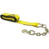 imageMytee Products 3 in x 30 ft Ratchet Strap with Chain AnchorYellow