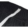 imageMytee Products 36x64x46 Black Quilted Loveseat Cover for Moving and Storage Polyester ZigZag Stitching Reusable and Washable Furniture Moving BlanketLoveseat