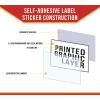 imageMytee Products 4 Pack 1175x1725 Warning  Stay Back 200 Ft Not Responsible For Broken Windshields SelfAdhesive Decals Truck Sign UV Resistant and Laminated Clear Visibility Trailer LabelStay Back 100 FT