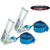 imageMytee Products 4 Pack 2 Inch x 20 Ft Endless Ratchet Straps  Heavy Duty Blue Ratchet Strap 3333 lbs Working Load Limit  Endless Cargo Straps to Strap Down Pallets Pipes Boxes etc2  Pack