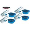 imageMytee Products 4 Pack 2 Inch x 20 Ft Endless Ratchet Straps  Heavy Duty Blue Ratchet Strap 3333 lbs Working Load Limit  Endless Cargo Straps to Strap Down Pallets Pipes Boxes etc4  Pack