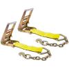 imageMytee Products 4 Pack 4 Ratchet wChain Anchor No Strap4 w Chain Anchor