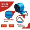 imageMytee Products 4 Pack 4 in x 30 ft Winch Straps w D RingBlue