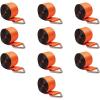 imageMytee Products 4 Pack 4 in x 30 ft Winch Straps w D RingOrange