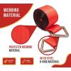 imageMytee Products 4 Pack 4 in x 30 ft Winch Straps w D RingRed