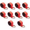 imageMytee Products 4 Pack 4 in x 30 ft Winch Straps w D RingRed