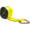 imageMytee Products 4 Pack 4 in x 30 ft Winch Straps w D RingYellow