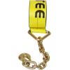 imageMytee Products 4 Pack 4 x 30 Winch Straps wChain WLL 5400 Flatbed Tie Down StrapYellow