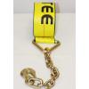 imageMytee Products 4 Pack 4 x 30 Winch Straps wChain WLL 5400 Flatbed Tie Down StrapYellow