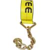imageMytee Products 4 Pack 4 x 30 Winch Straps wChain WLL 5400 Flatbed Tie Down StrapYellow