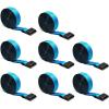 imageMytee Products 8 Pack 2 x30 Winch Straps wFlat Hook  3333lbs WLL  Blue Heavy Duty 2 Inch Cargo Control Tie Down Straps for Flatbed Truck Utility TrailerBlue