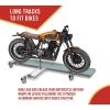 imageMytee Products 89 L X 9 W Aluminum Motorcycle Dolly wFully Adjustable Kickstand Plate  1500 lbs Load Capacity2  Pack