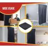 imageMytee Products Black Quilted and Padded Door Moving Cover  39x79 Polyester Washable and Reusable Furniture Door Blanket for Interior Exterior Use1 Pack