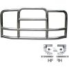imageMytee Products Medium Model Deer Grille Guard Compatible for VOLVO VNL 20042017 with Brackets  8425x4235 Heavy Duty Polished Stainless Steel Grille Guard for TrucksLarge