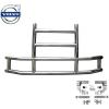 imageMytee Products Medium Model Deer Grille Guard Compatible for VOLVO VNL 20042017 with Brackets  8425x4235 Heavy Duty Polished Stainless Steel Grille Guard for TrucksMedium