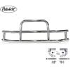 imageMytee Products Medium Model Deer Grille Guard Compatible for VOLVO VNL 20042017 with Brackets  8425x4235 Heavy Duty Polished Stainless Steel Grille Guard for TrucksSmall