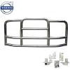 imageMytee Products Medium Model Deer Grille Guard Compatible for VOLVO VNL 20042017 with Brackets  8425x4235 Heavy Duty Polished Stainless Steel Grille Guard for TrucksLarge