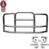 imageMytee Products Medium Model Deer Grille Guard Compatible for VOLVO VNL 20042017 with Brackets  8425x4235 Heavy Duty Polished Stainless Steel Grille Guard for TrucksLarge