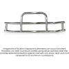 imageMytee Products Medium Model Deer Grille Guard Compatible for VOLVO VNL 20042017 with Brackets  8425x4235 Heavy Duty Polished Stainless Steel Grille Guard for TrucksSmall