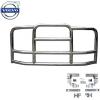 imageMytee Products Medium Model Deer Grille Guard Compatible for VOLVO VNL 20042017 with Brackets  8425x4235 Heavy Duty Polished Stainless Steel Grille Guard for TrucksLarge