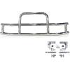 imageMytee Products Medium Model Deer Grille Guard Compatible for VOLVO VNL 20042017 with Brackets  8425x4235 Heavy Duty Polished Stainless Steel Grille Guard for TrucksSmall
