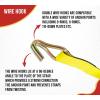imageMytee Products Ratchet TieDown Straps with Wire Hook 3 x 30 Yellow Ratchet Strap  15000 Lbs Breaking Strength  Heavy Duty TieDown Ratchet Straps for Flatbed Truck Trailers Pickup1  Pack