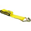 imageMytee Products Ratchet TieDown Straps with Wire Hook 4 x 30 Yellow Ratchet Strap  16200 Lbs Breaking Strength  Heavy Duty TieDown Ratchet Straps for Flatbed Truck Trailers Pickup2  Pack