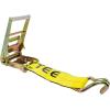 imageMytee Products Ratchet TieDown Straps with Wire Hook 4 x 30 Yellow Ratchet Strap  16200 Lbs Breaking Strength  Heavy Duty TieDown Ratchet Straps for Flatbed Truck Trailers Pickup2  Pack