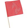 imageMytee Products Red Safety Flags for Trucks with Dowel DOT Compliant  18 Inch x 18 Inch High Visibility Vinyl Mesh Warning Flags 16 Pack