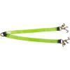 imageMytee Products Tow Straps V Bridle 3 x 36 wRTJ Clusters Hi VIZHI Abrasion Green Webbing 5400 lbs WLL  Recovery V Strap wReinforced Webbing for Towing Wrecker Rollback Car Hauler1  Pack