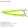 imageMytee Products Tow Straps V Bridle 3 x 36 wRTJ Clusters Hi VIZHI Abrasion Green Webbing 5400 lbs WLL  Recovery V Strap wReinforced Webbing for Towing Wrecker Rollback Car Hauler2  Pack