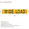 imageMytee Products WIDE LOAD Aluminum Center Hinged Sign 72 L x 12 H x 008 w for Trucks and Trailers Made in USA12 x 72