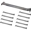 imageMytee Products 10 Pack 18 Wardrobe Hanger Bar for Wardrobe Moving Boxes  Clothes Hanger Bar for Packing amp Moving10  Pack